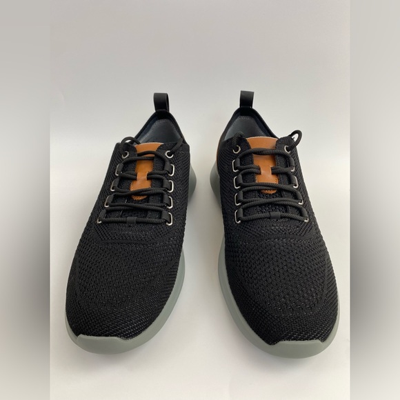 Johnston & Murphy AMHERST Knit U-Throat Shoe, Men's US Size 8M, Black (NWB) - Picture 3 of 11